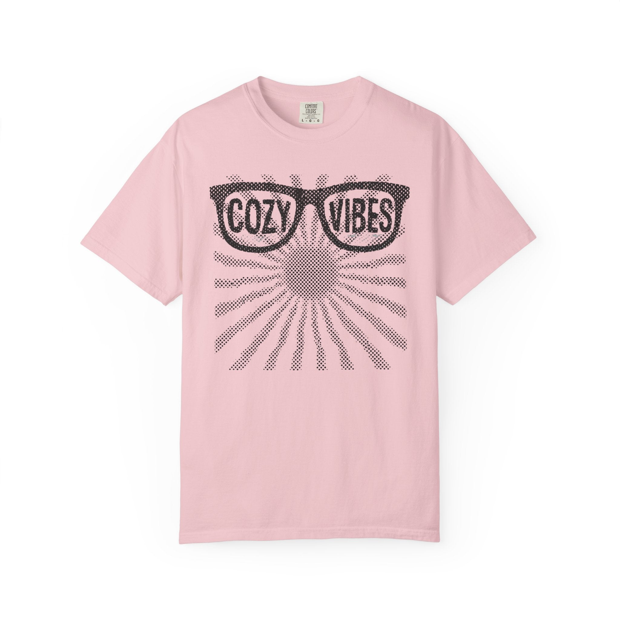 Cozy Vibes Sunglasses and sunray Graphic T-Shirt
