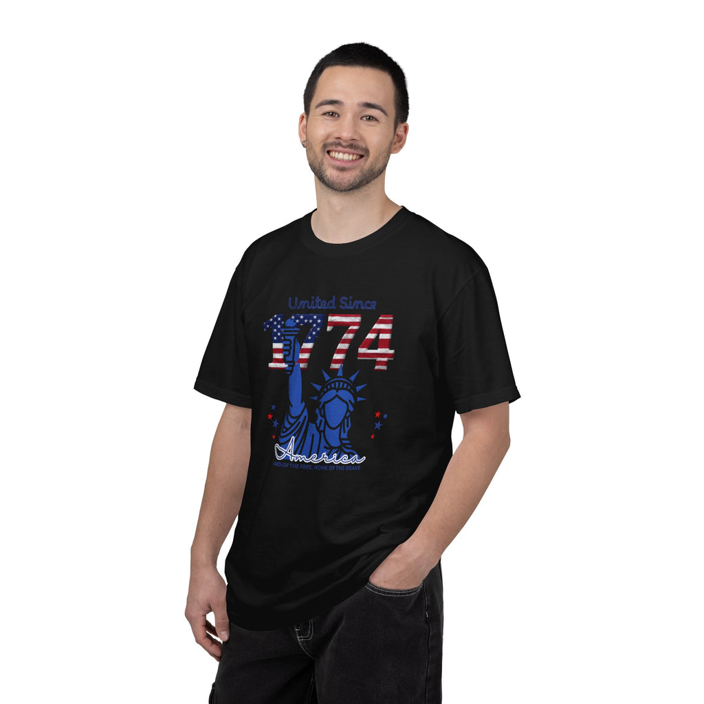 1774 Statue of Liberty Patriotic T-Shirt — 'United Since 1774' Americana Tee