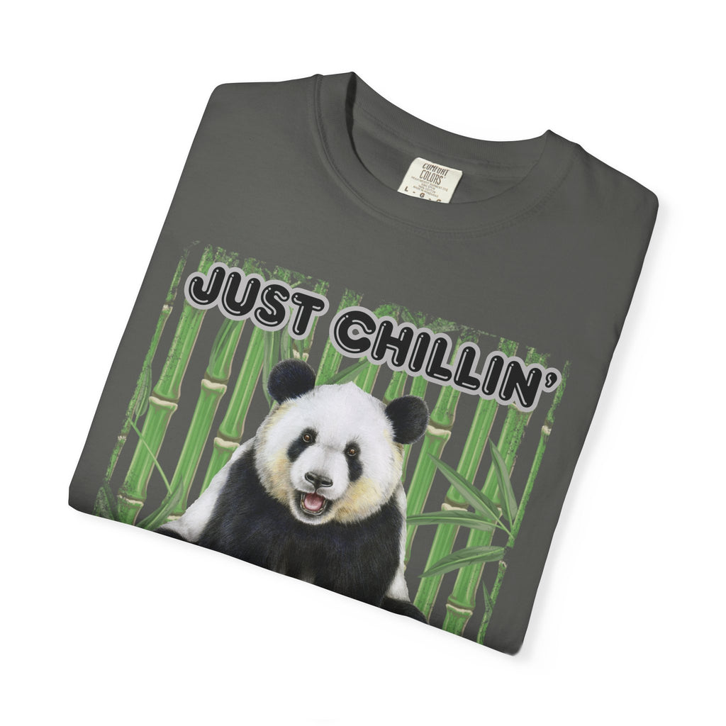 Just Chillin' Panda T-Shirt — Cute Bamboo Graphic Tee