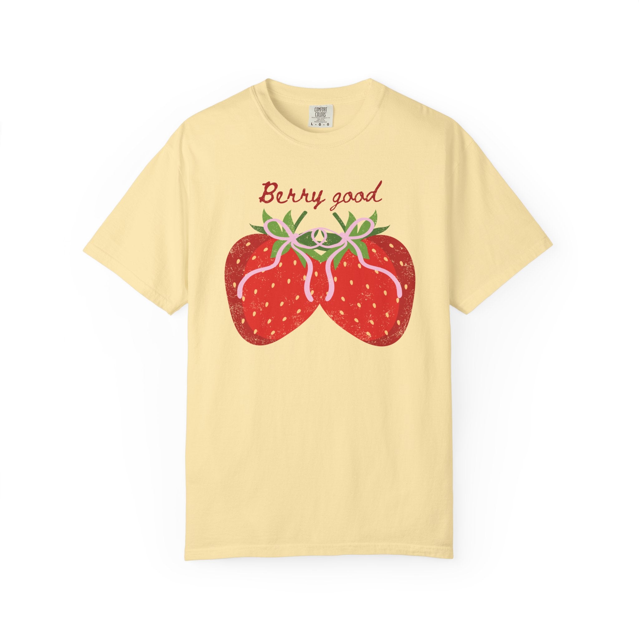 Strawberry 'Berry Good' T-Shirt, summer vibe tee