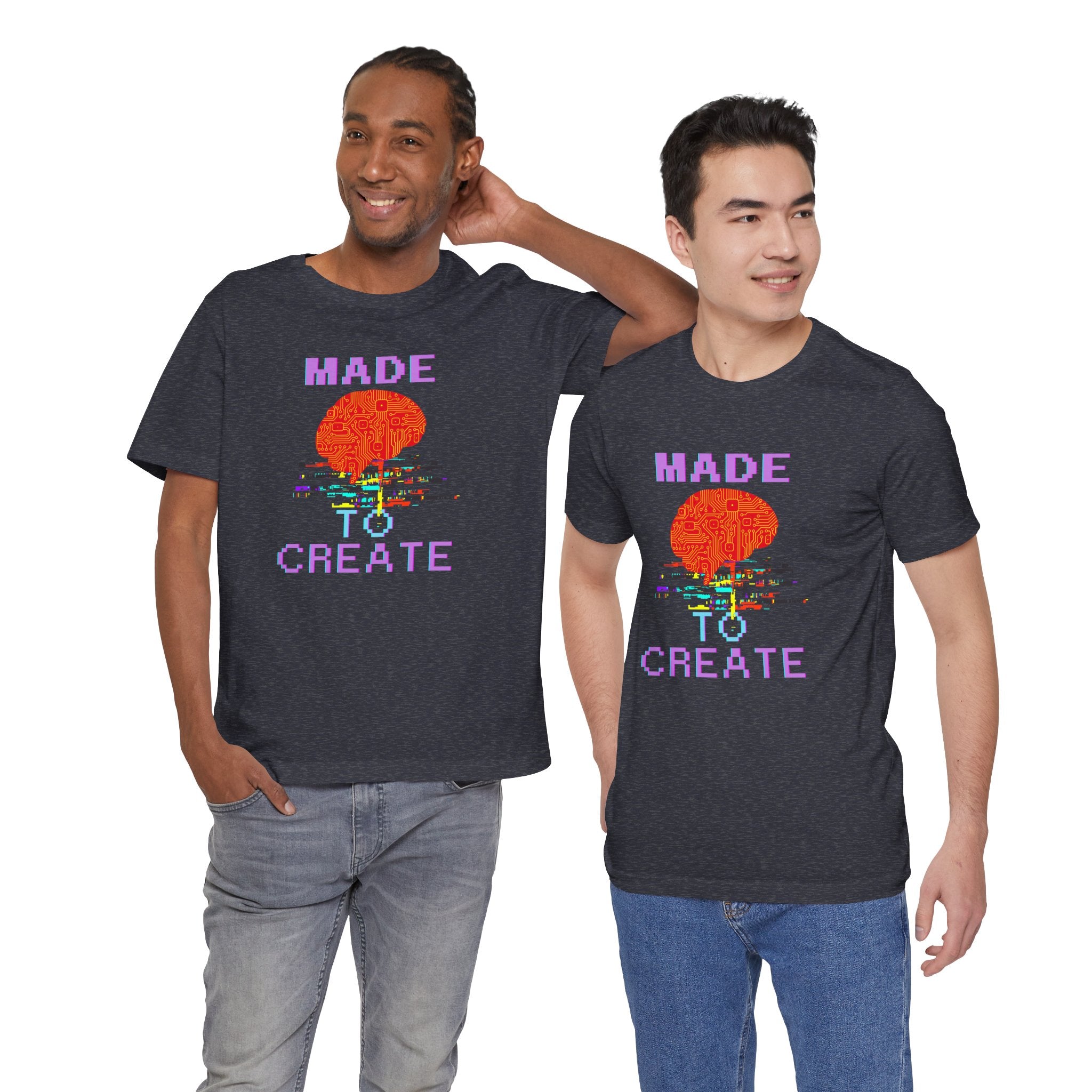 Made to Create T-Shirt — Artistic Brain Graphic Tee
