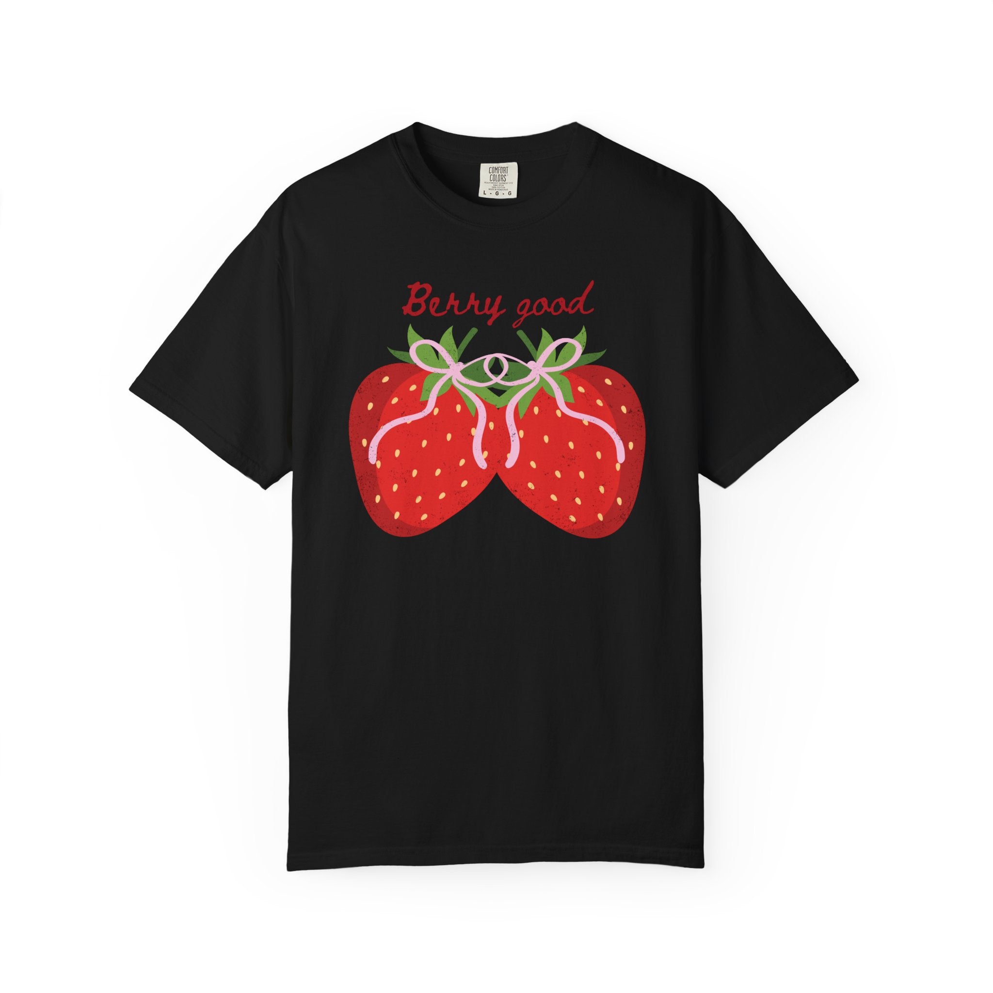 Strawberry 'Berry Good' T-Shirt, summer vibe tee