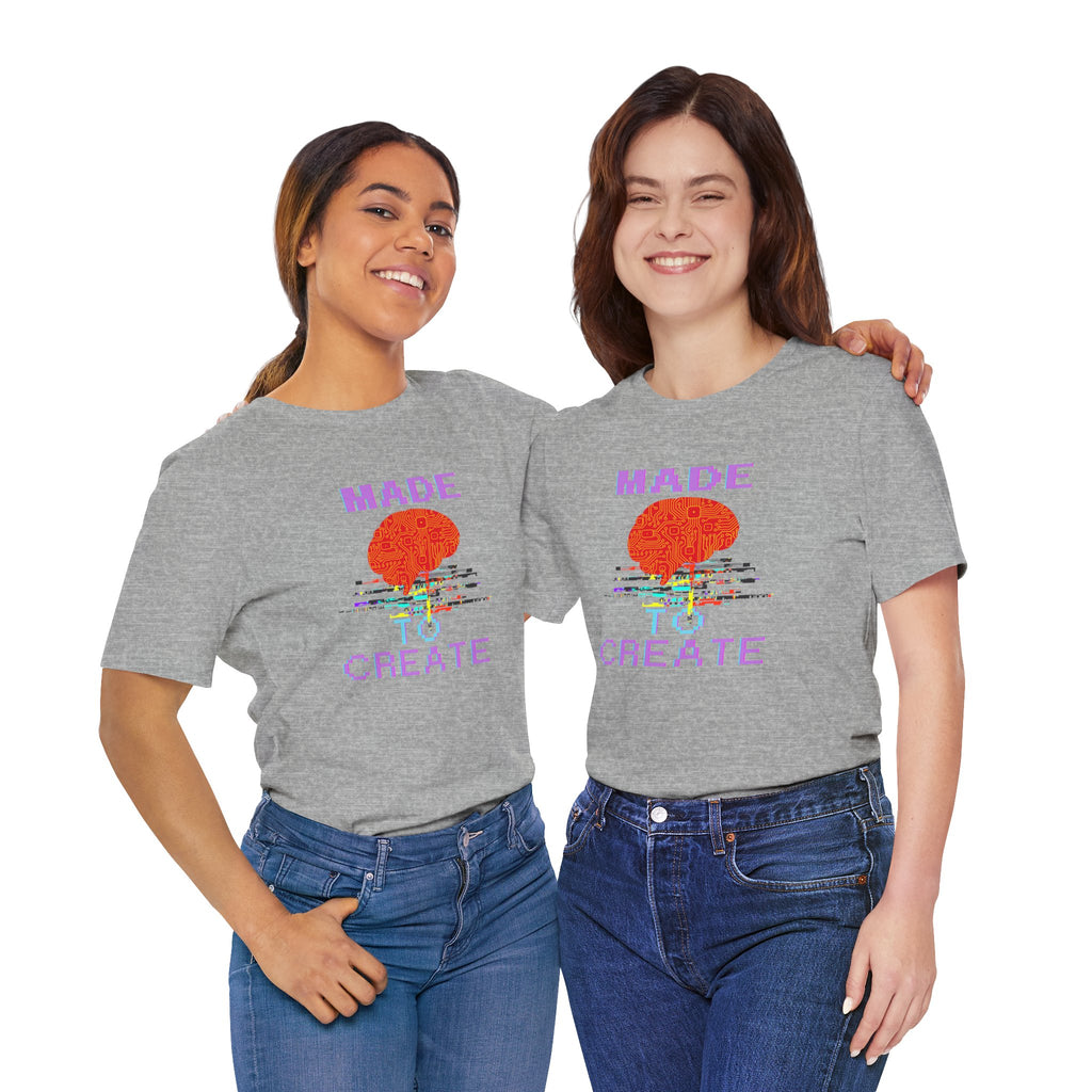 Made to Create T-Shirt — Artistic Brain Graphic Tee
