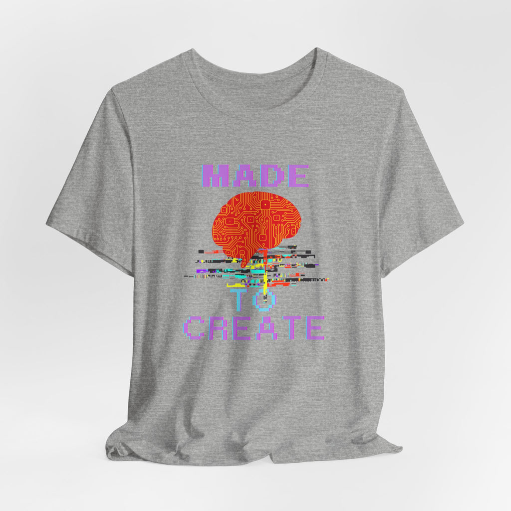 Made to Create T-Shirt — Artistic Brain Graphic Tee