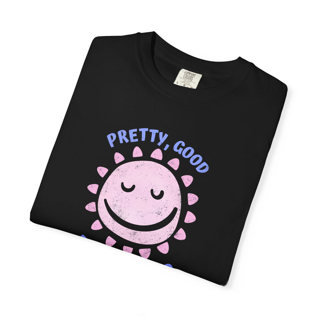 Pretty, Good smiley Sun Graphic T-Shirt summer vibes tee