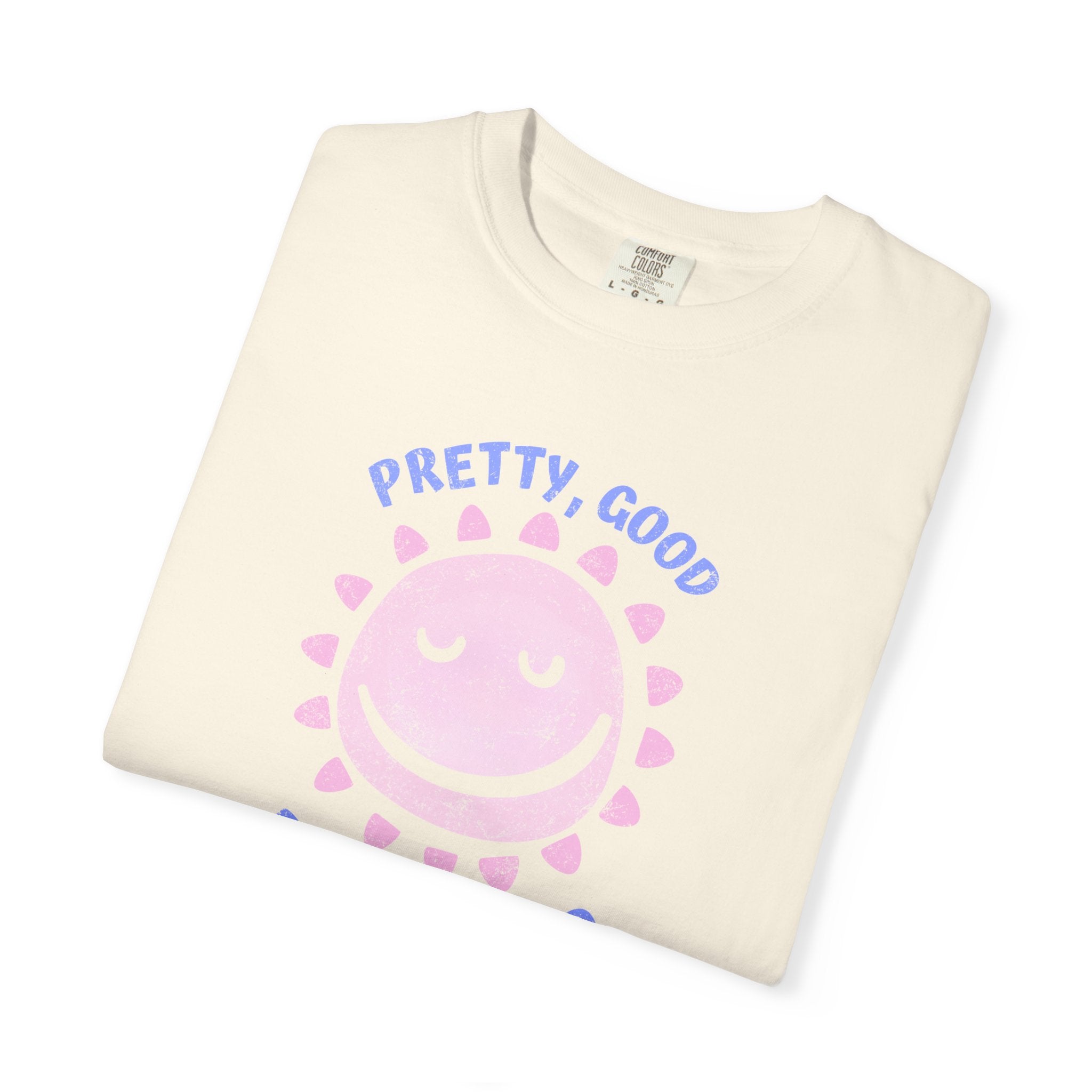 Pretty, Good smiley Sun Graphic T-Shirt summer vibes tee