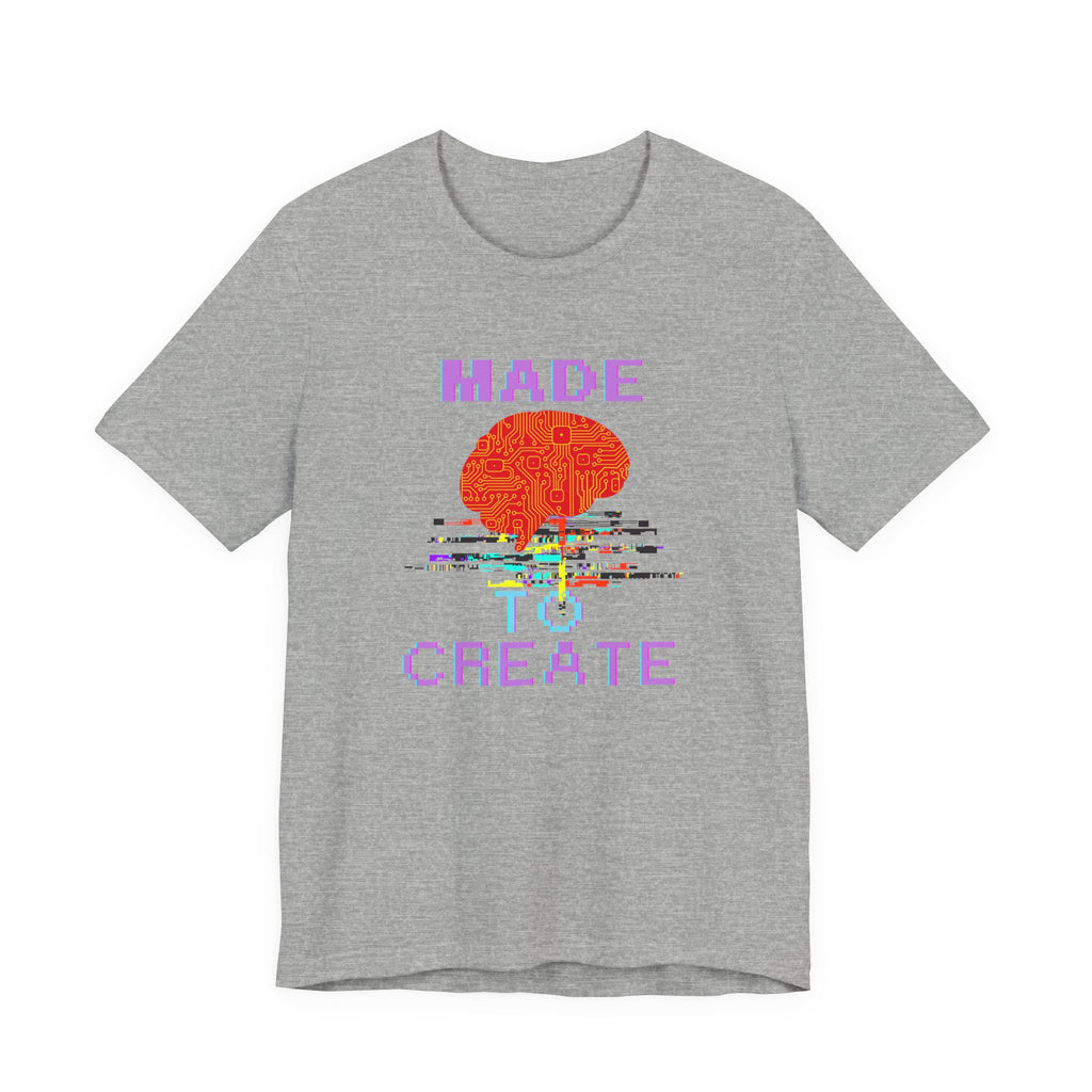 Made to Create T-Shirt — Artistic Brain Graphic Tee