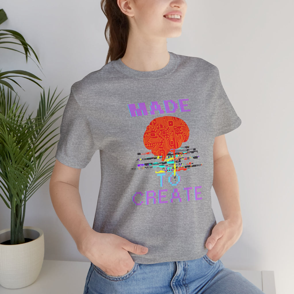 Made to Create T-Shirt — Artistic Brain Graphic Tee