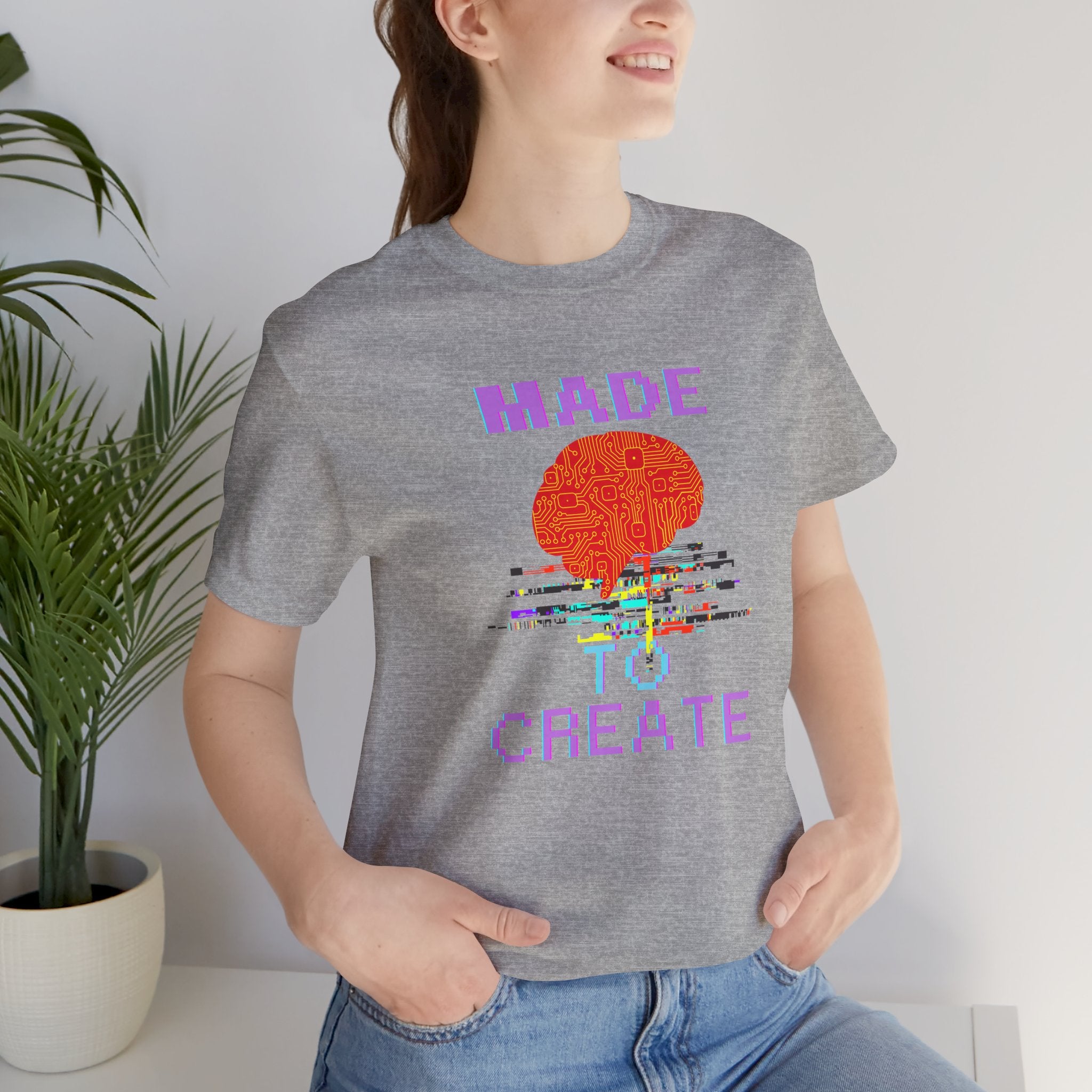 Made to Create T-Shirt — Artistic Brain Graphic Tee
