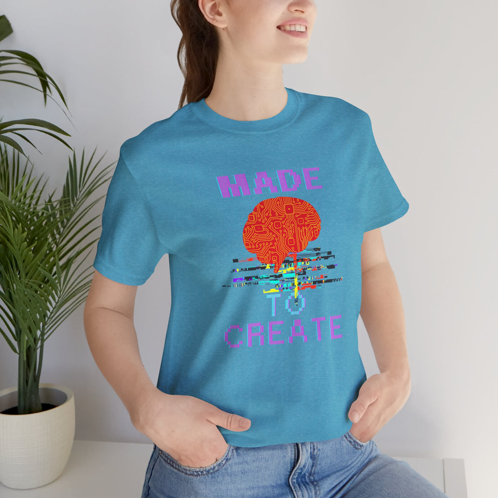 Made to Create T-Shirt — Artistic Brain Graphic Tee