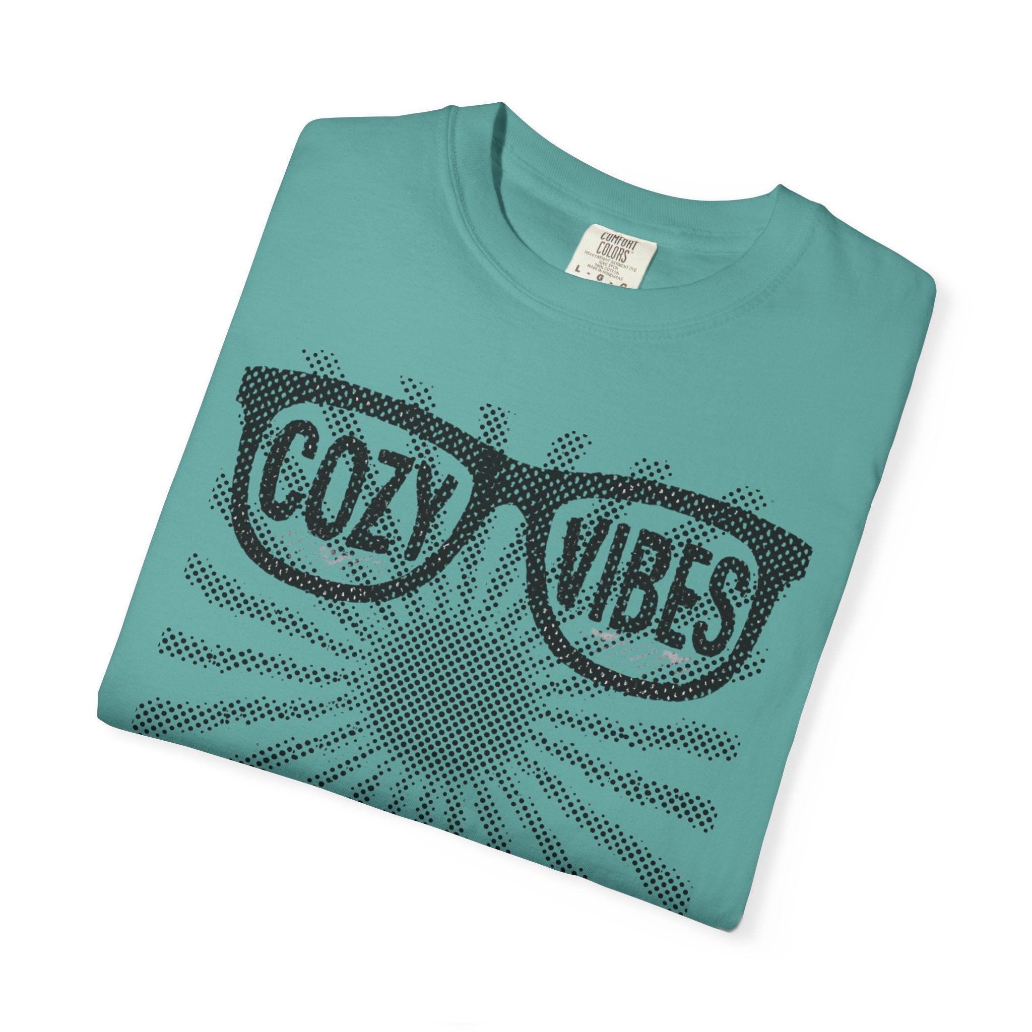 Cozy Vibes Sunglasses and sunray Graphic T-Shirt