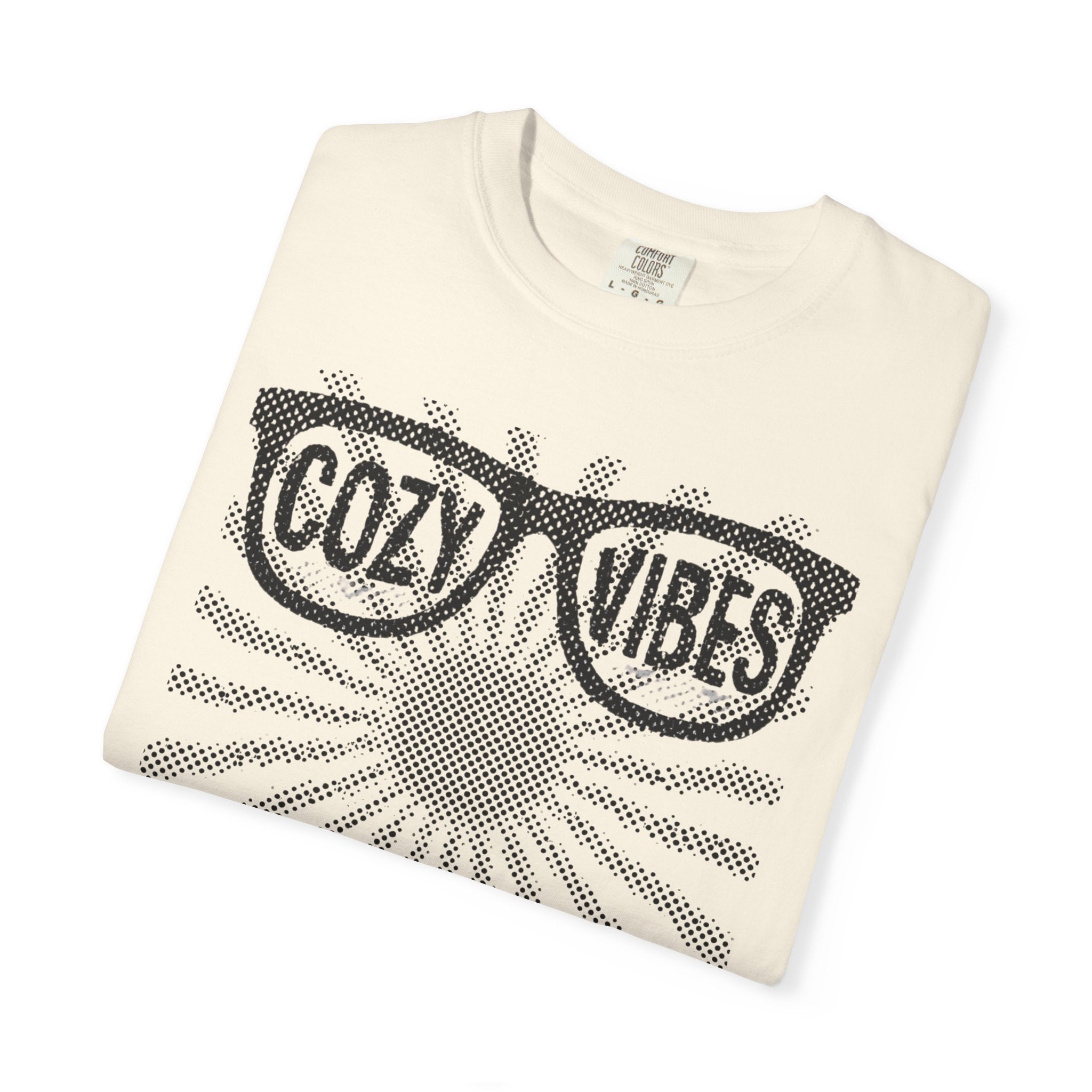 Cozy Vibes Sunglasses and sunray Graphic T-Shirt