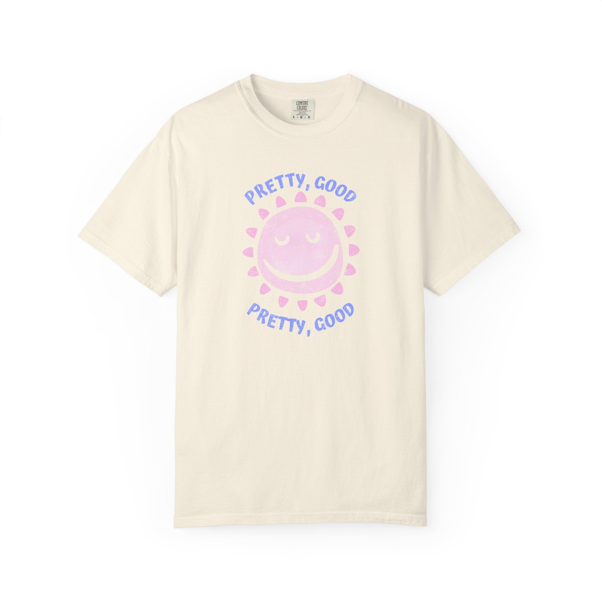 Pretty, Good smiley Sun Graphic T-Shirt summer vibes tee