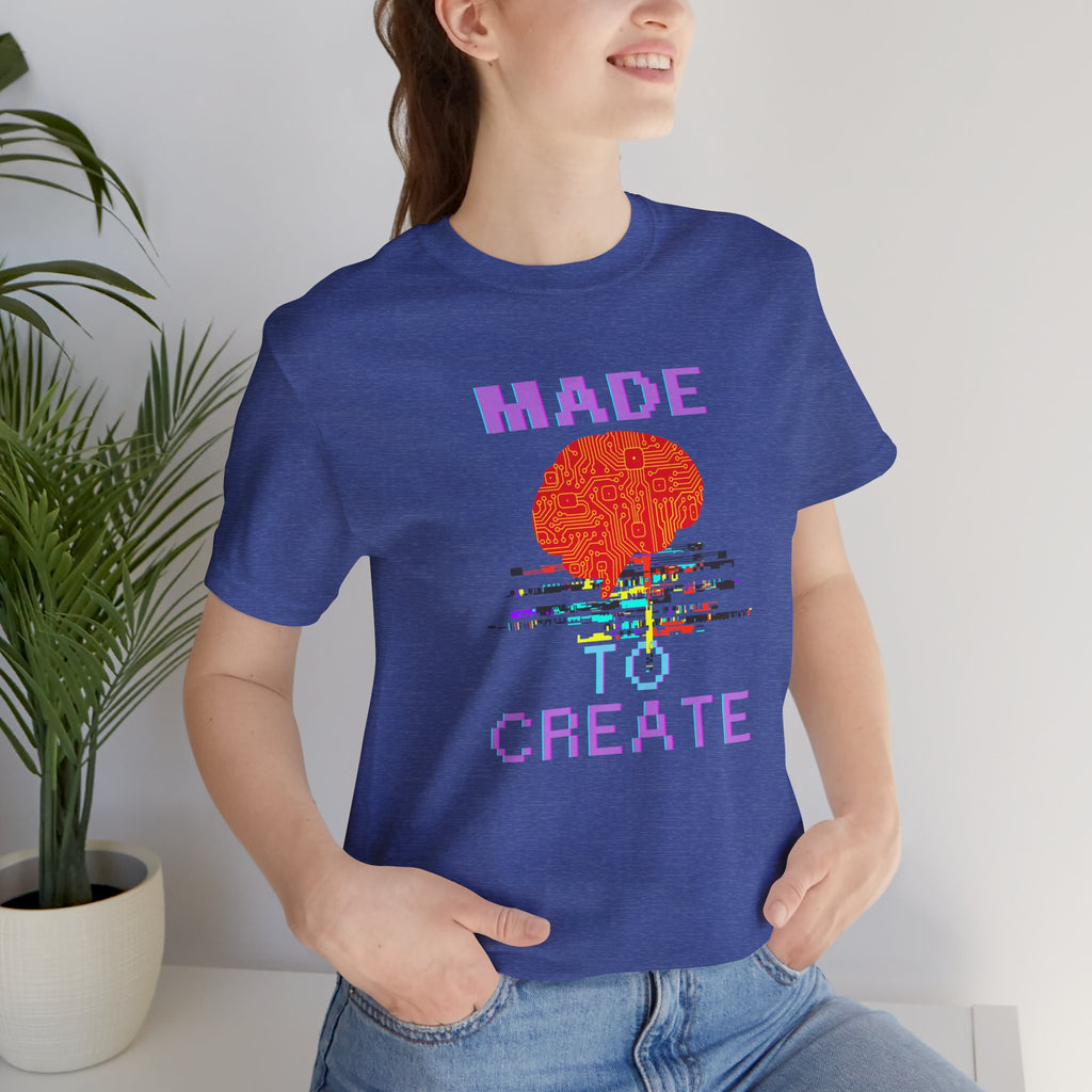 Made to Create T-Shirt — Artistic Brain Graphic Tee