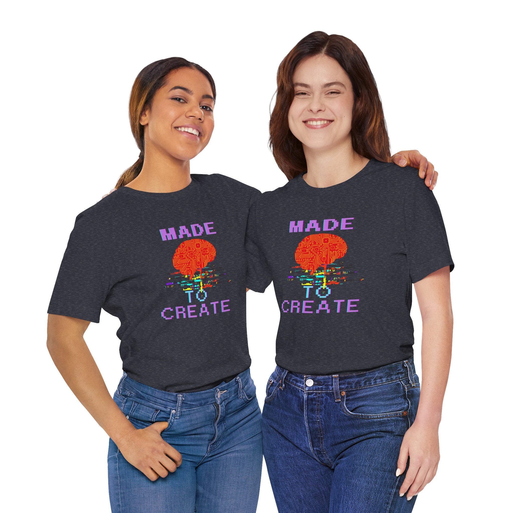 Made to Create T-Shirt — Artistic Brain Graphic Tee