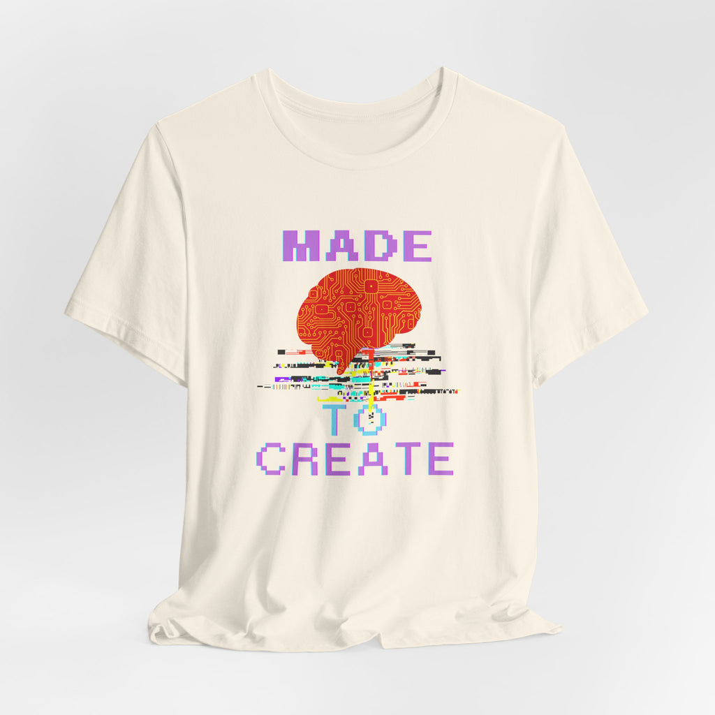 Made to Create T-Shirt — Artistic Brain Graphic Tee