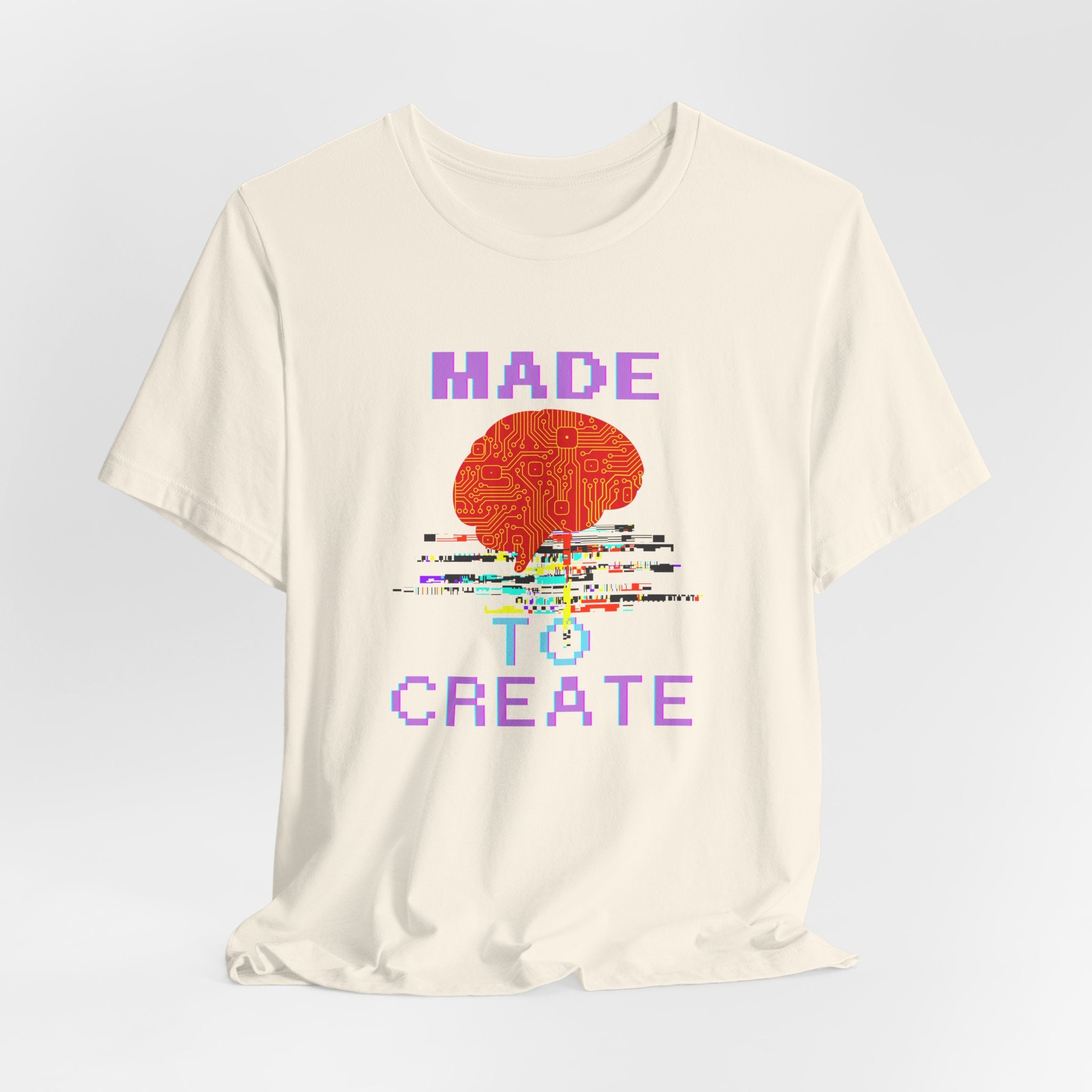 Made to Create T-Shirt — Artistic Brain Graphic Tee