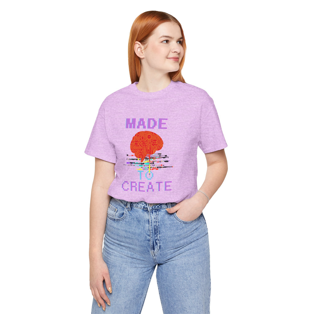 Made to Create T-Shirt — Artistic Brain Graphic Tee