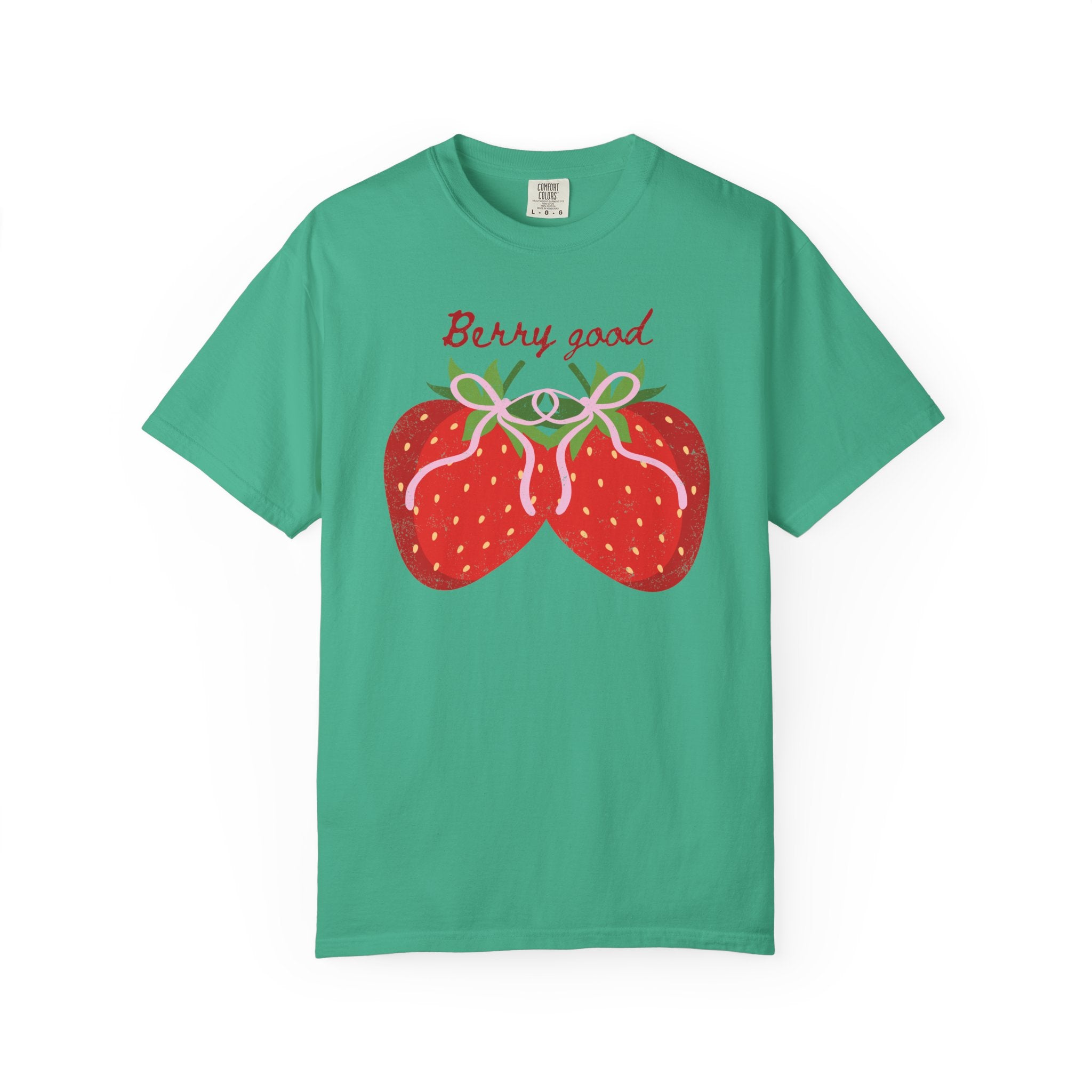 Strawberry 'Berry Good' T-Shirt, summer vibe tee