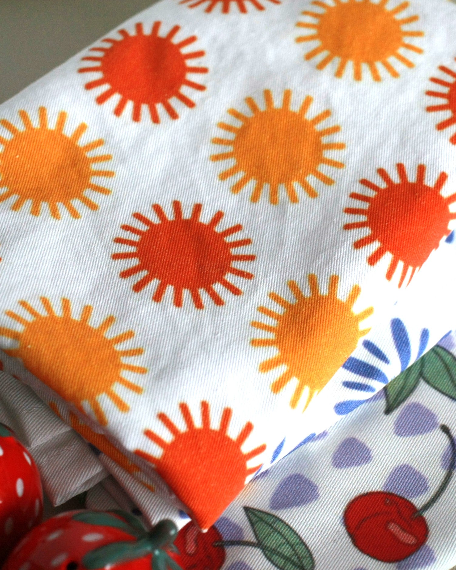 Sunny tea towel
