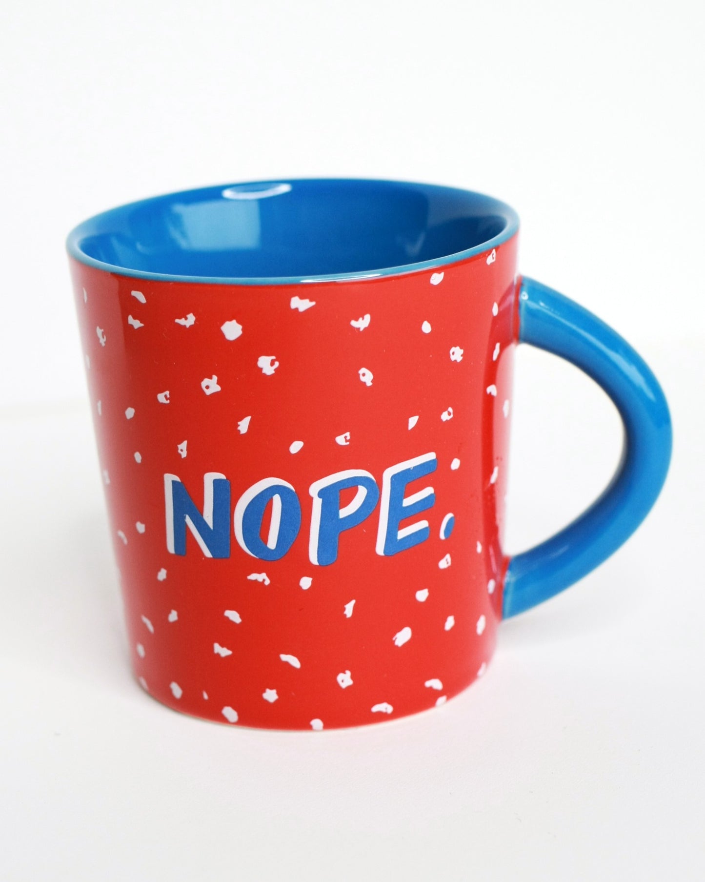 Feeling grumpy "Nope" coffee mug 14 oz