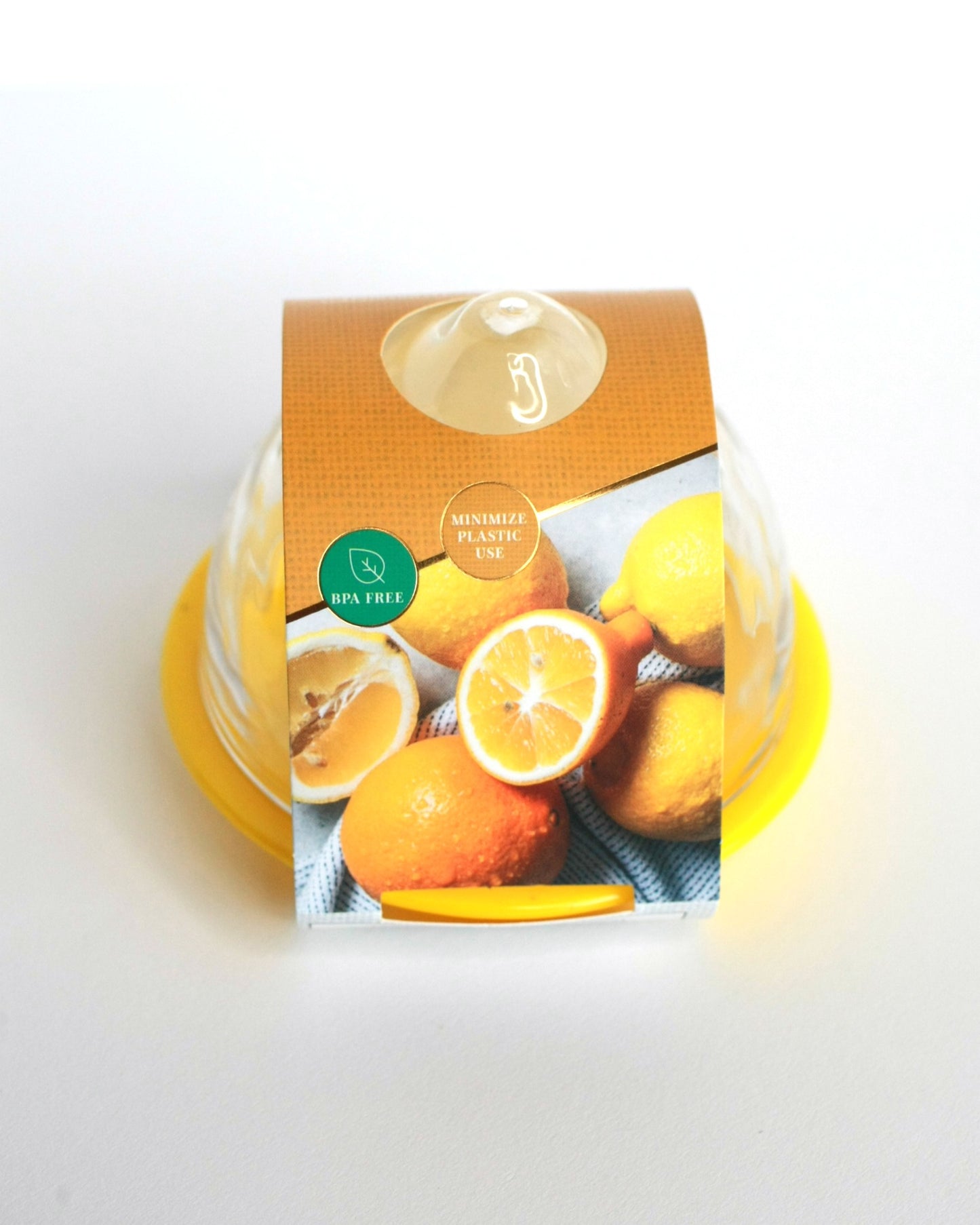 Yellow Lemon shaped food saver