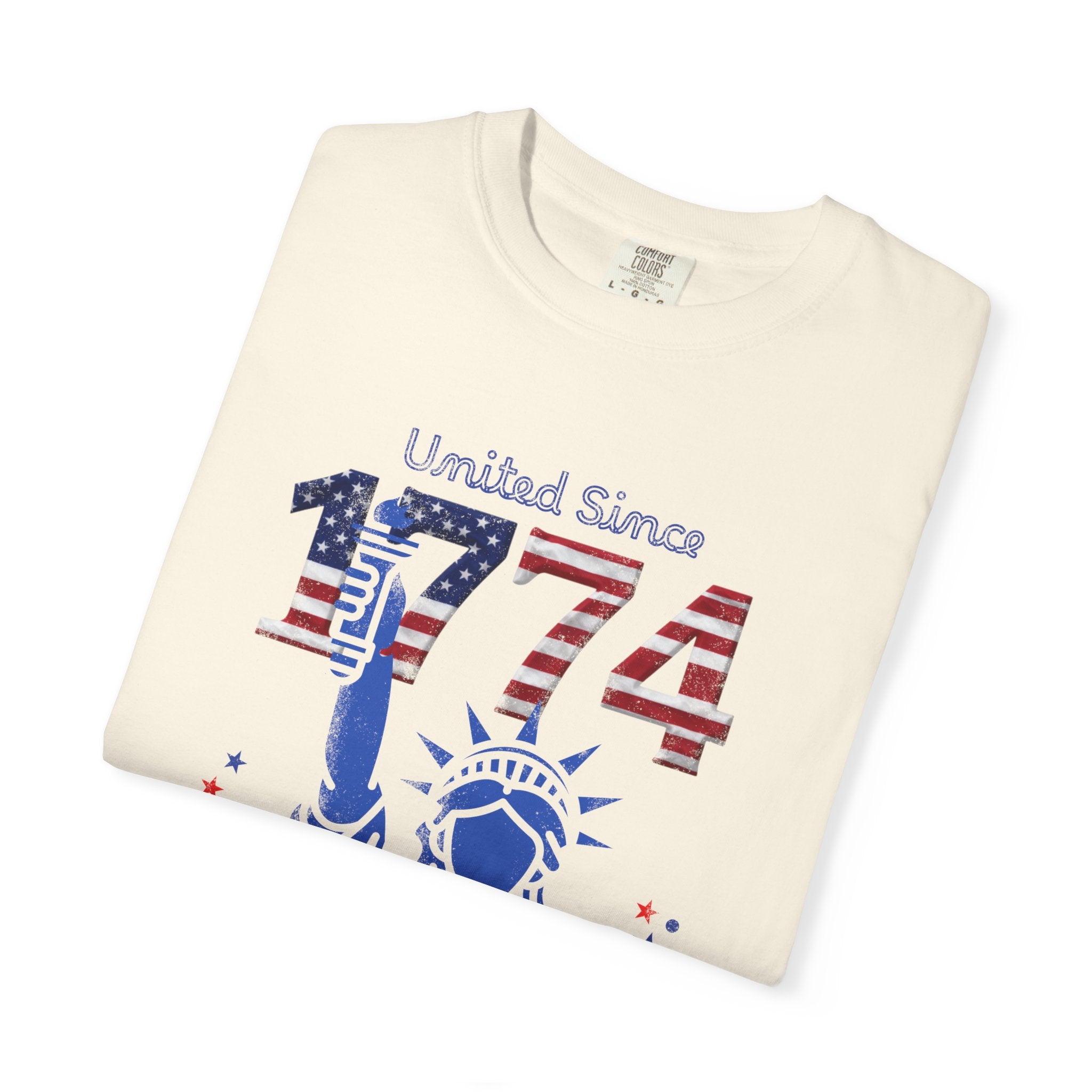 1774 Statue of Liberty Patriotic T-Shirt — 'United Since 1774' Americana Tee