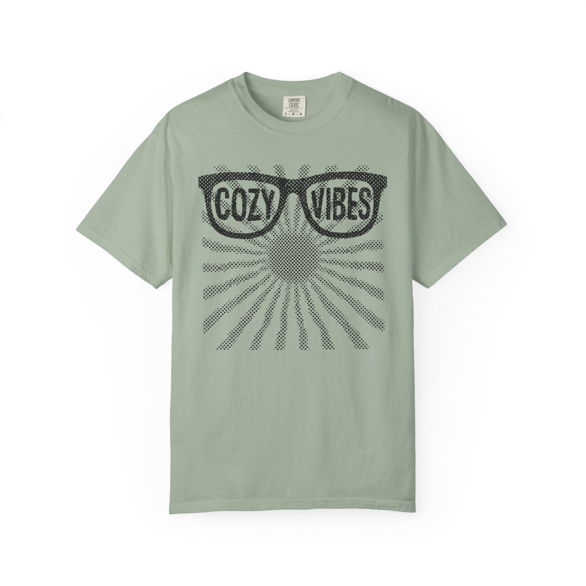 Cozy Vibes Sunglasses and sunray Graphic T-Shirt