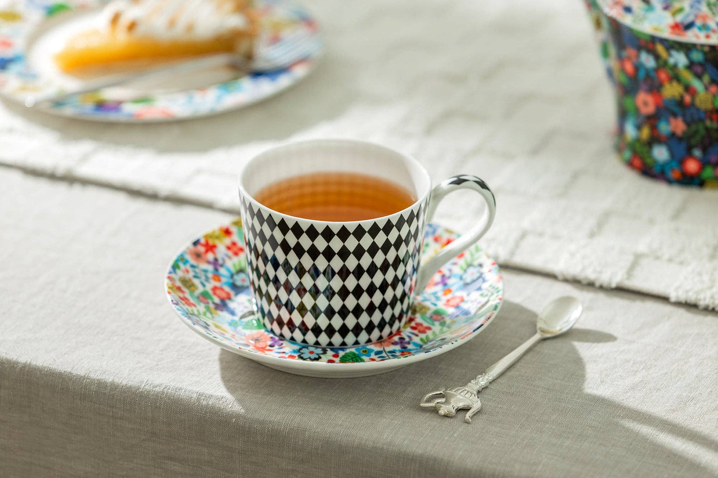 Alice in Wonderland Mad Hatter Bone China Cup and Saucer