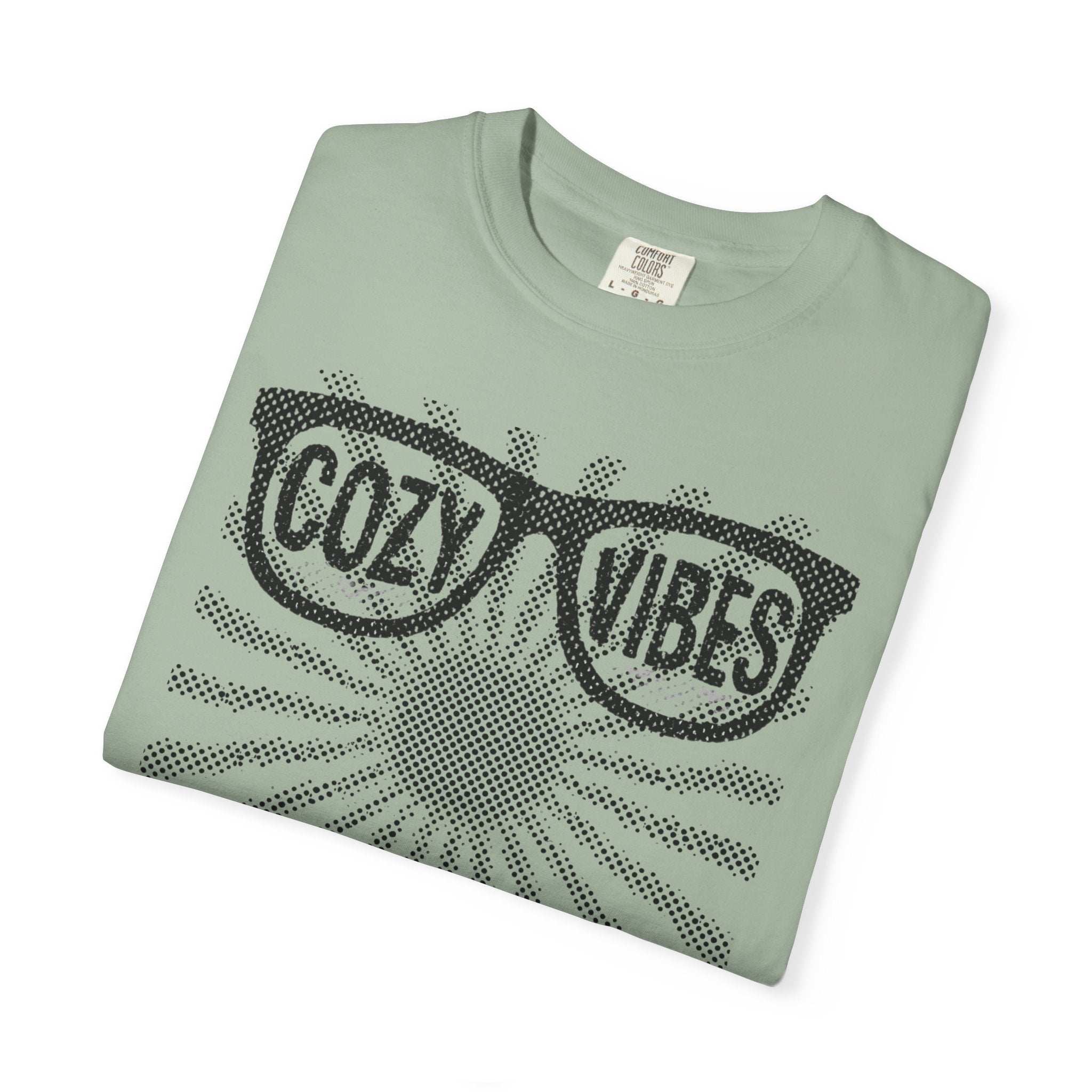 Cozy Vibes Sunglasses and sunray Graphic T-Shirt