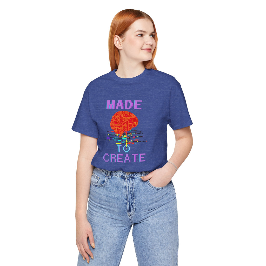 Made to Create T-Shirt — Artistic Brain Graphic Tee
