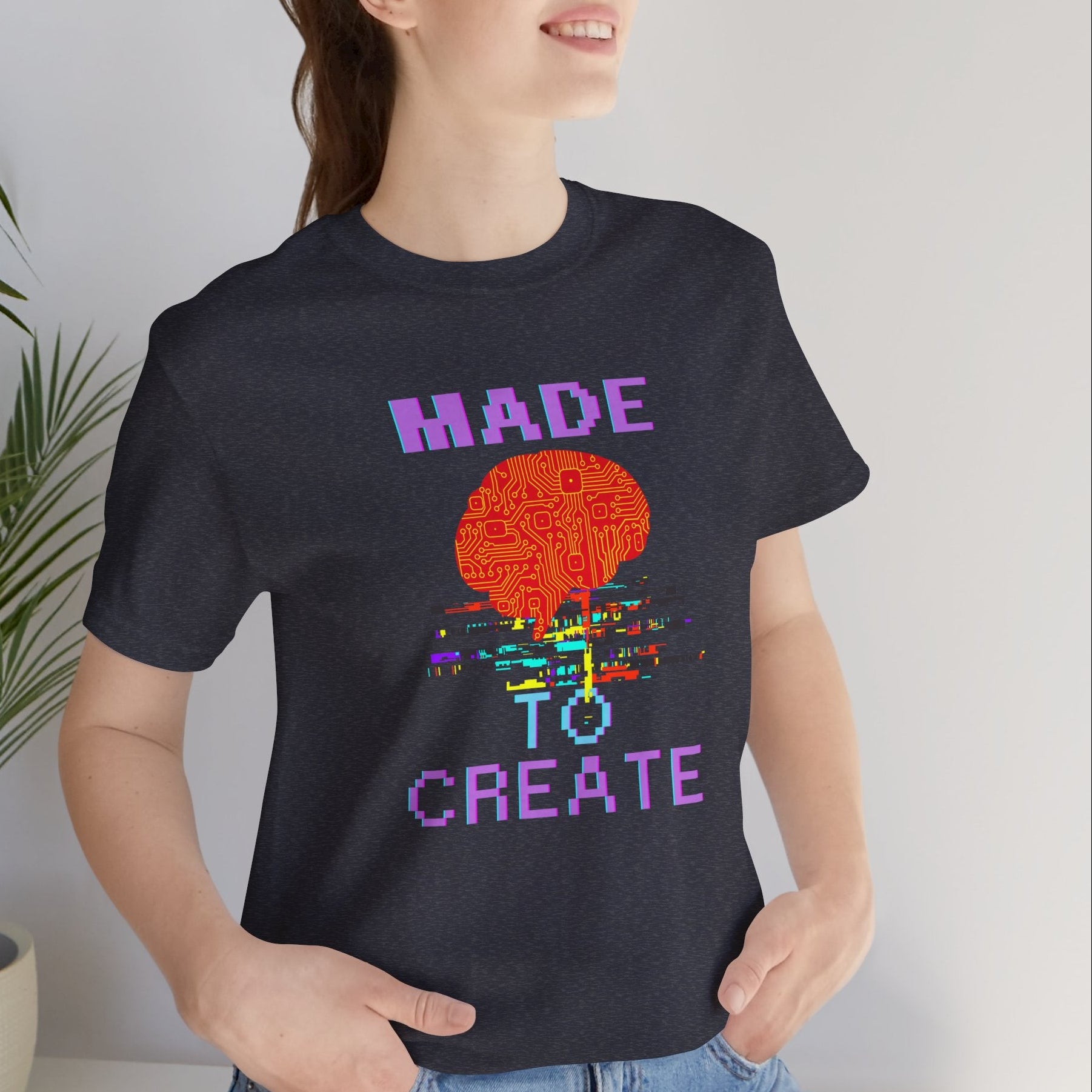 Made to Create T-Shirt — Artistic Brain Graphic Tee