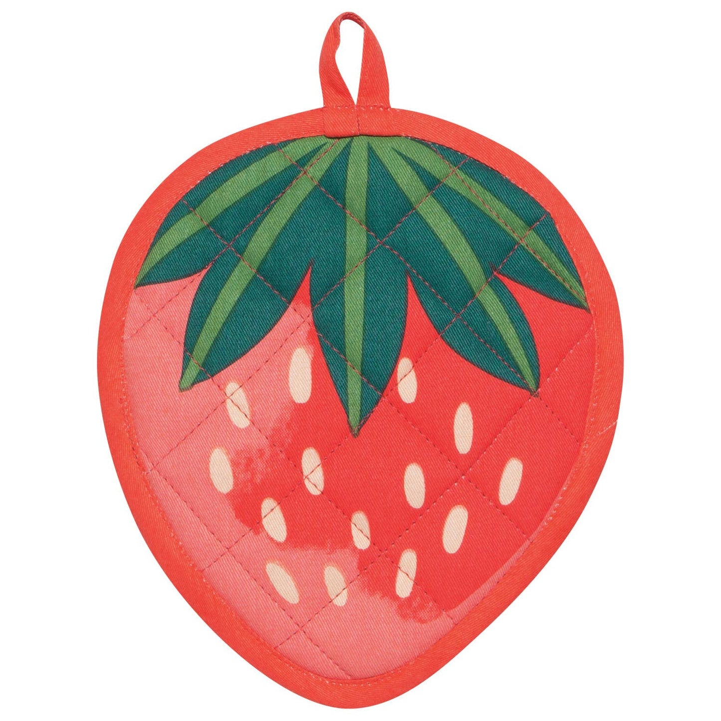 Red Strawberry Potholder - fun kitchen accessory