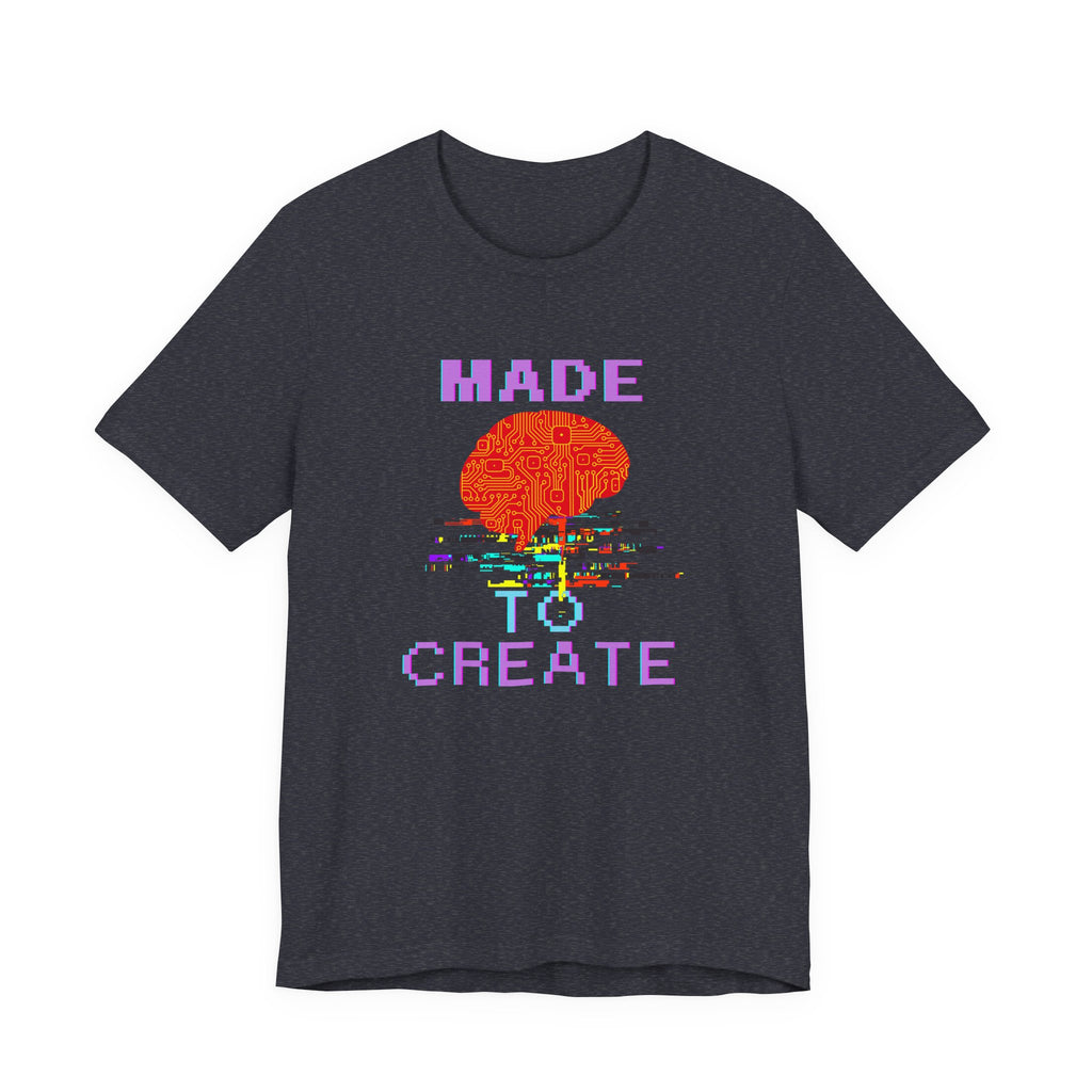 Made to Create T-Shirt — Artistic Brain Graphic Tee