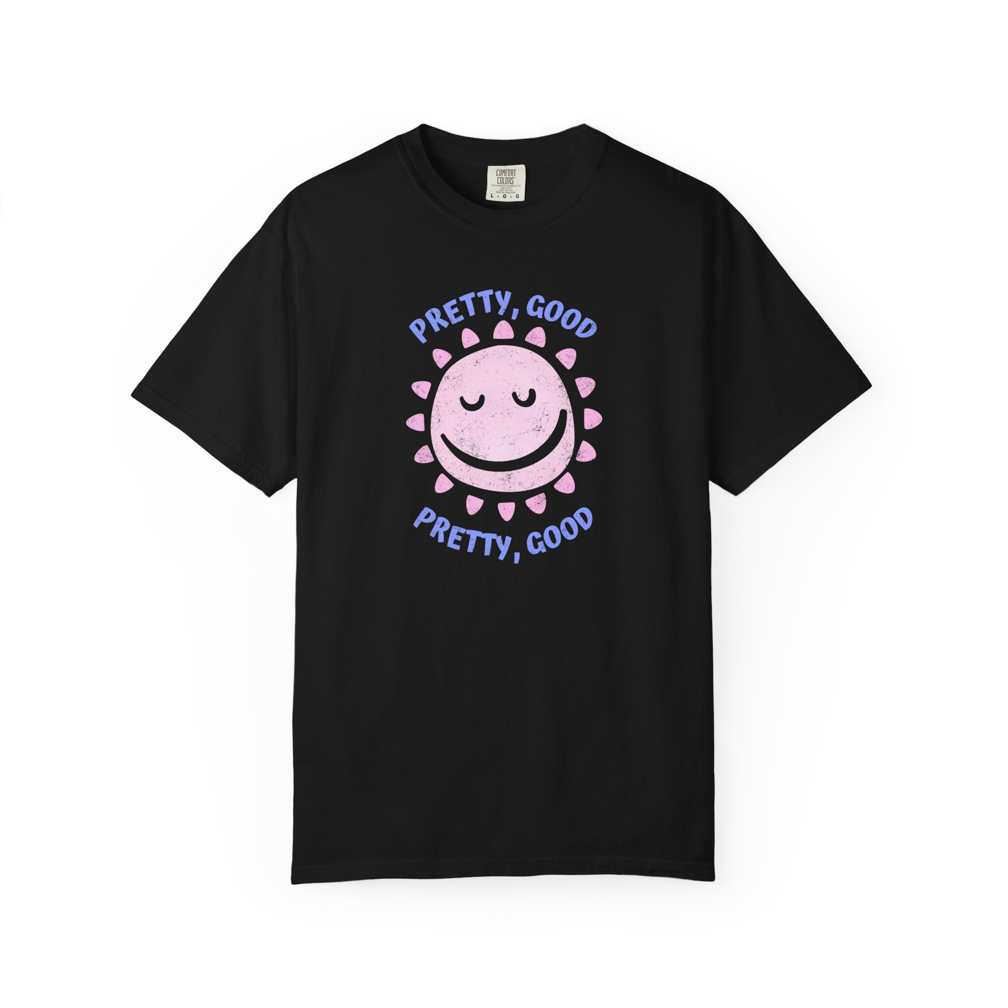 Pretty, Good smiley Sun Graphic T-Shirt summer vibes tee