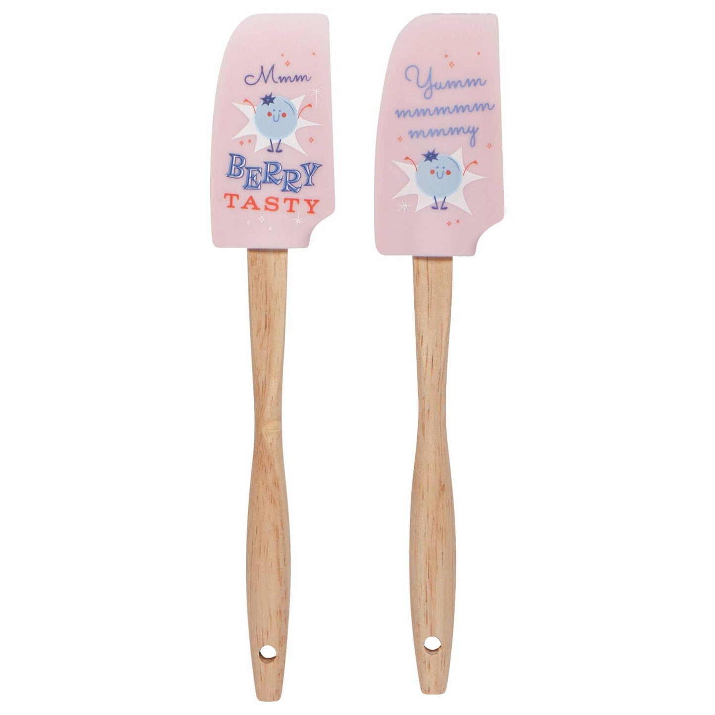 Pink Blueberry Mini Spatula Set of 2